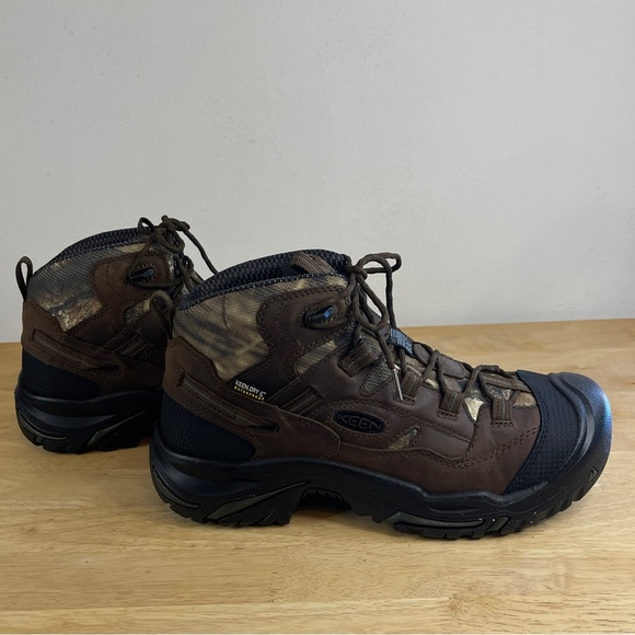 Keen Men's Braddock Mid WP Soft Toe Brown Leather Work Hiking Boots Size 9.5 NIB - Picture 5 of 15